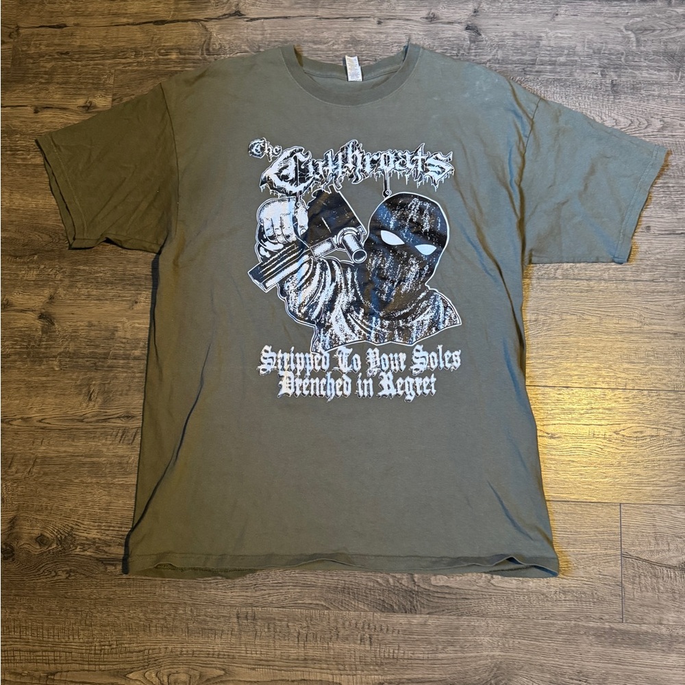 Men’s Green The Cutthroats Masked T-Shirt